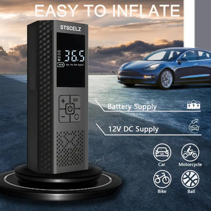 ⚡ RapidAir Pro – Cordless 150 PSI Tire Inflator & Air Pump